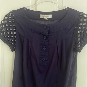 Isaac Mizrahi Navy Women's Top